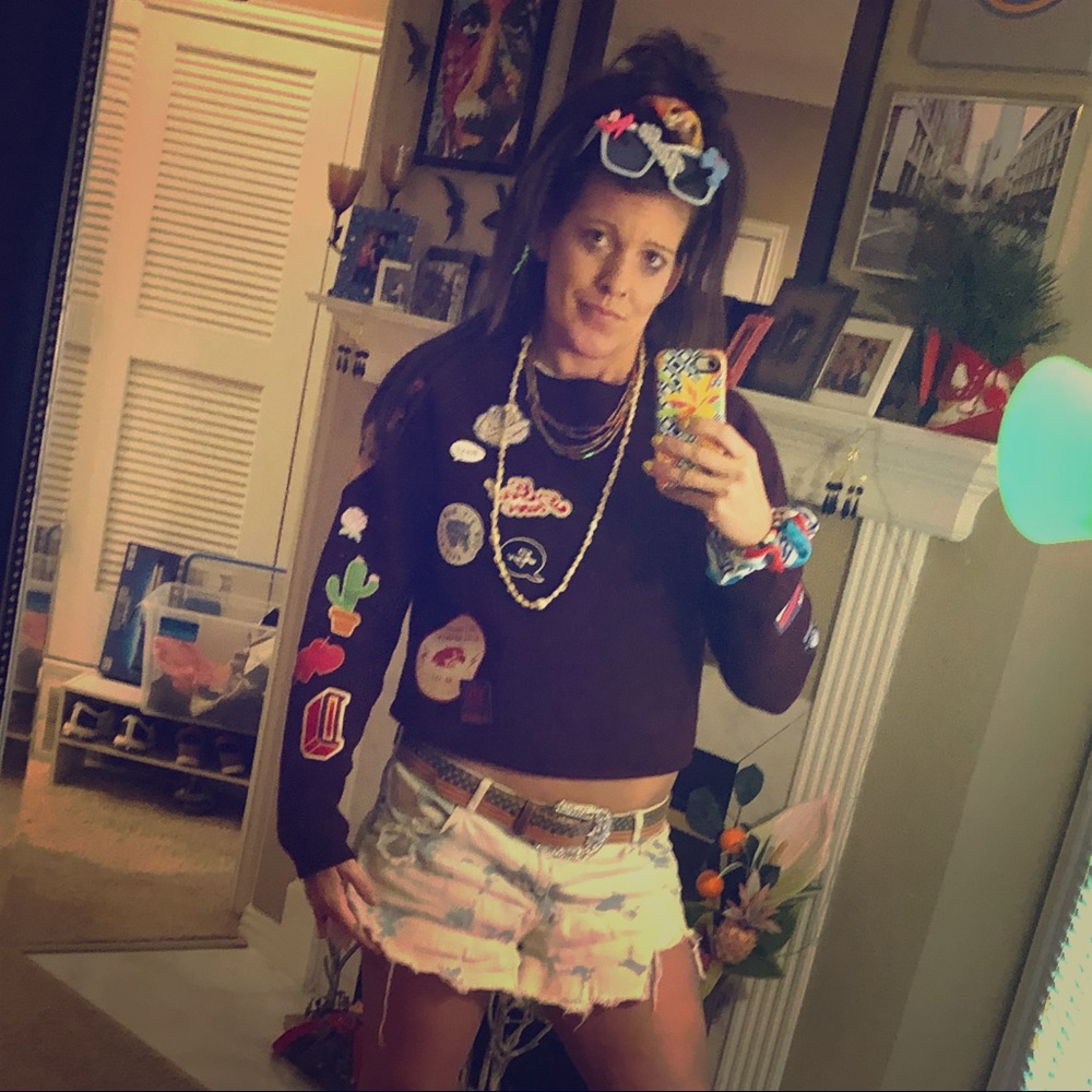 Aeropostale Patchwork Sweater - image 1